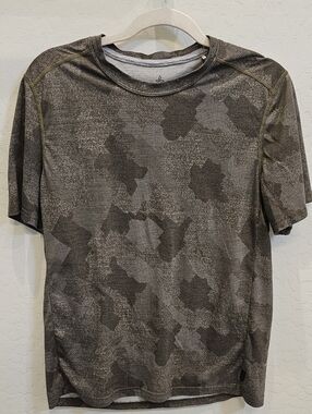 Prana Men's Short Sleeve Tee - Charcoal Camo